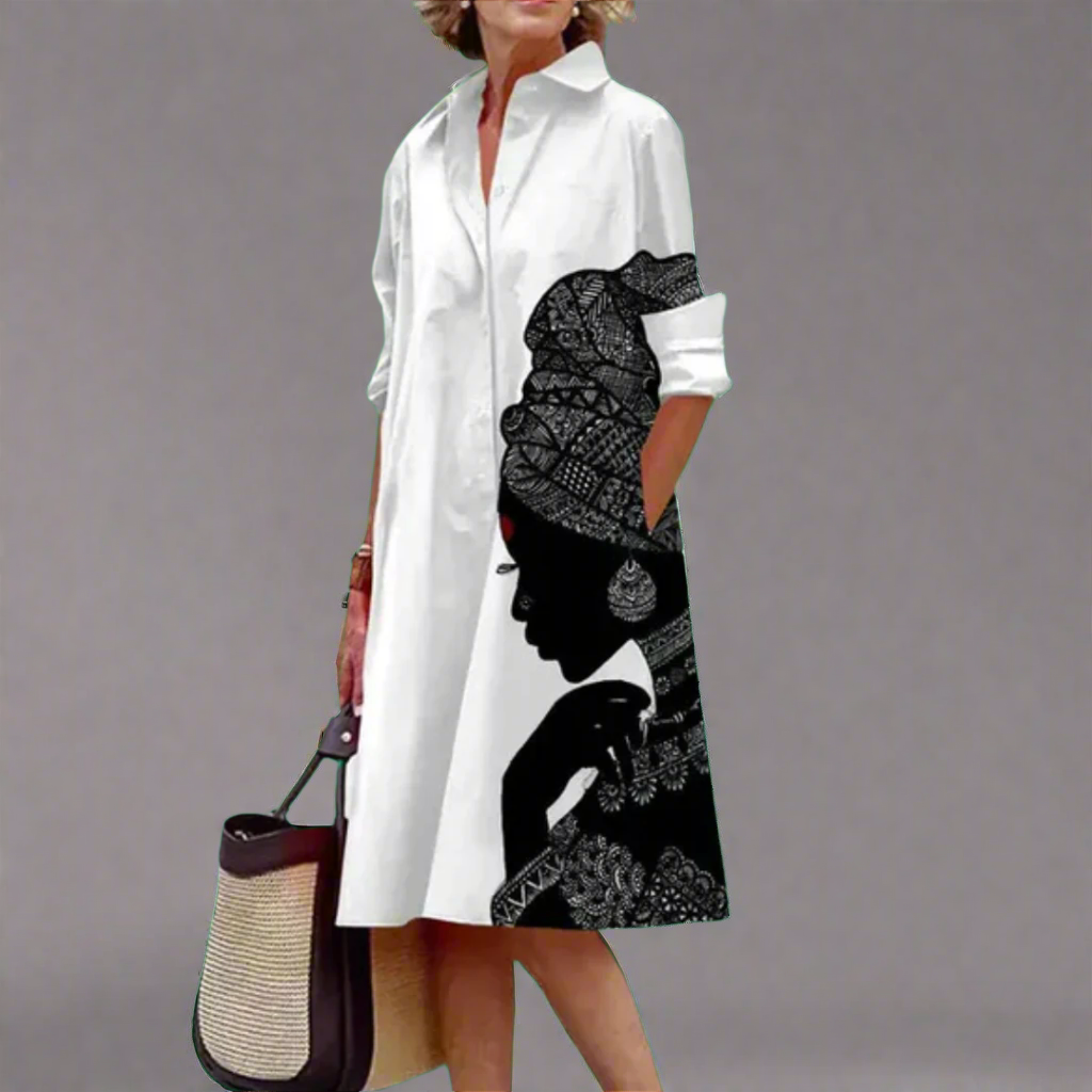 שמלות רוול אלגנטיות עם הדפס ייחודי