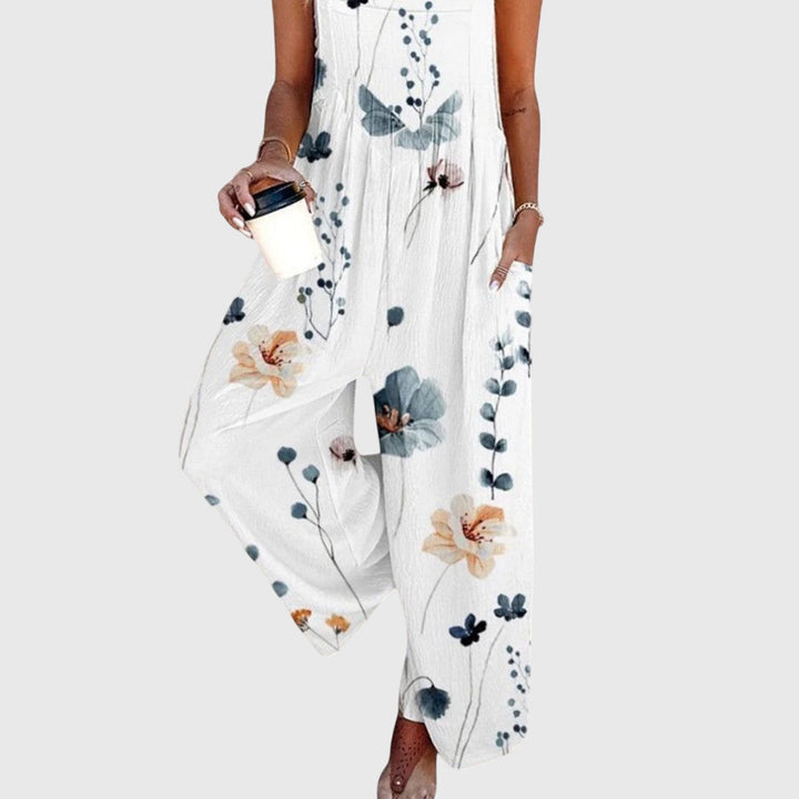 סוודר קיץ נוח עם דוגמת פרחים