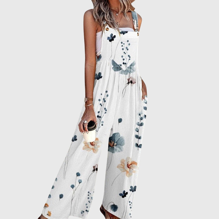 סוודר קיץ נוח עם דוגמת פרחים