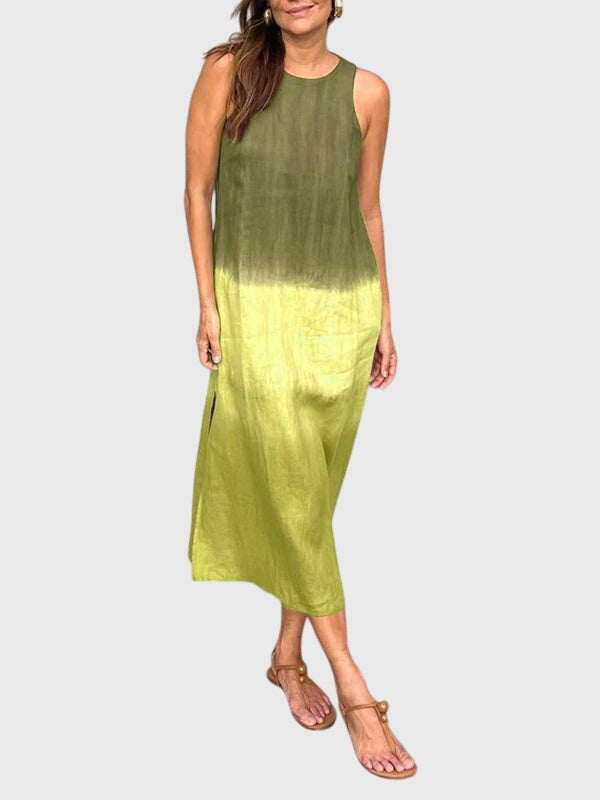 שמלת הדפס אופנתית עם גזרה מחמיאה