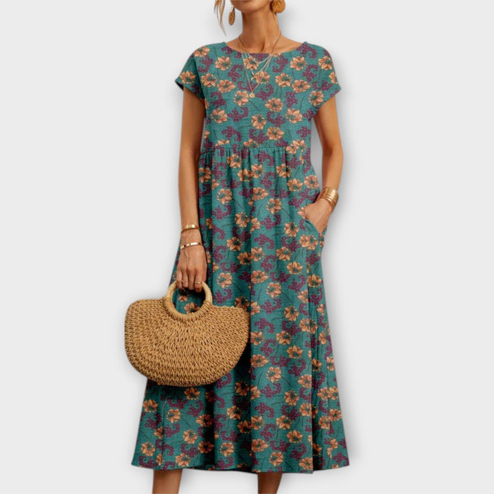 רוזלה - שמלת פרחים אלגנטית