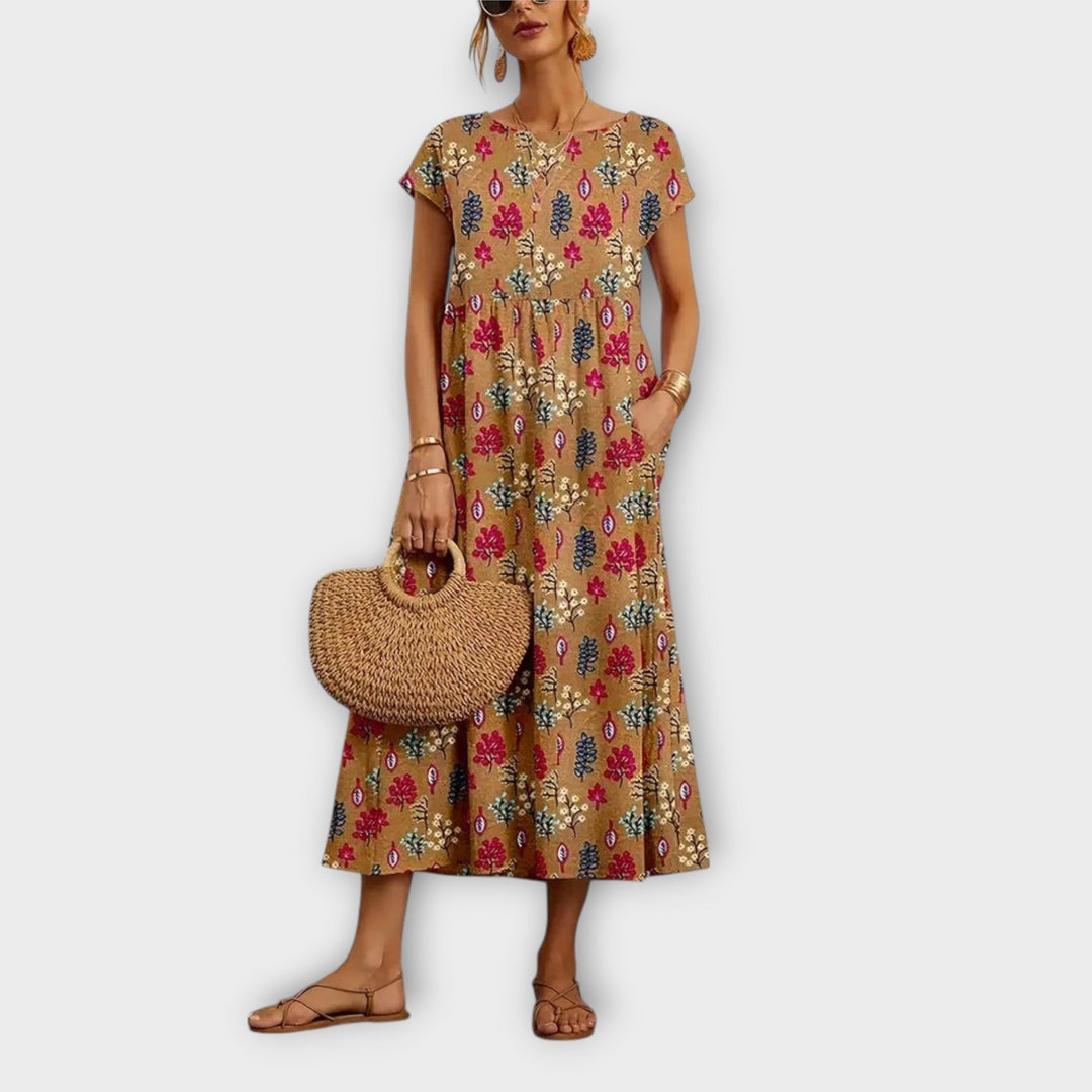 רוזלה - שמלת פרחים אלגנטית